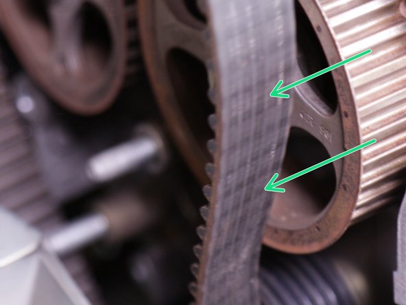 Extraire la courroie