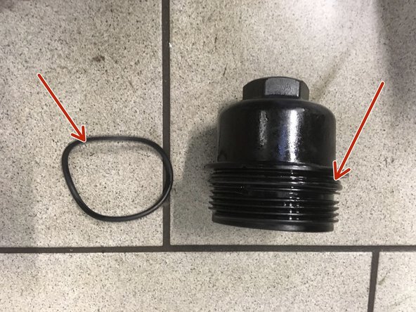 Remplacer le joint du filtre à huile
