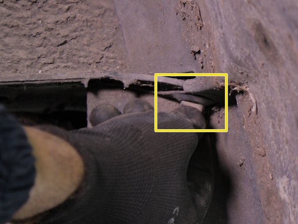 Replacer les agrafes