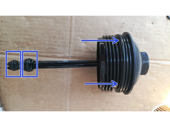 Remplacer les joints du support de filtre à huile