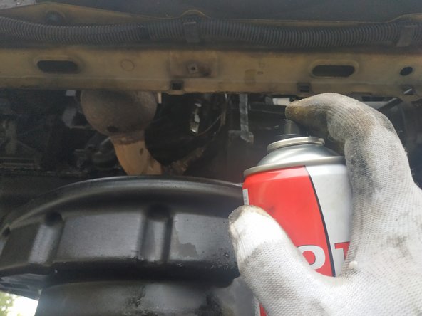 
clean up the oil that leaked when the filter was removed
