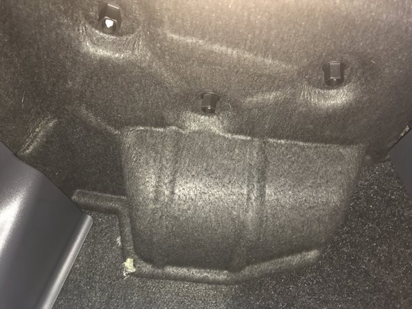 Repositionner la garniture mousse