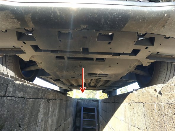 retirer la protection sous-moteur