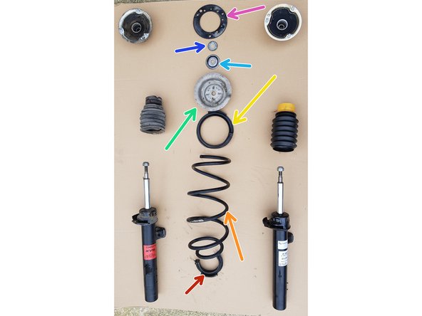 Semelle inférieure de ressort