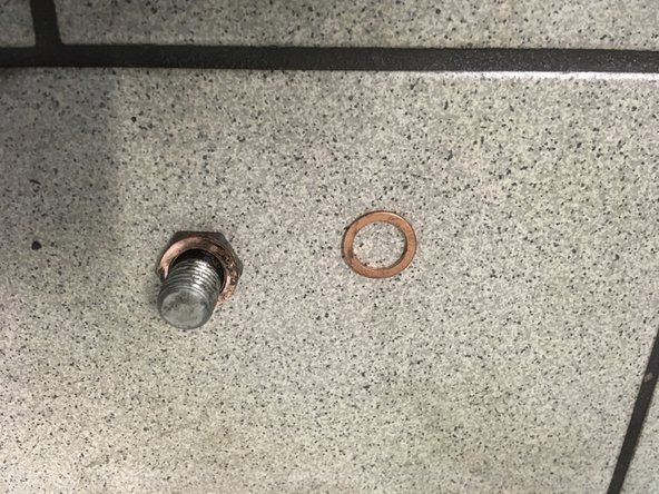 Remplacer le joint du bouchon de vidange