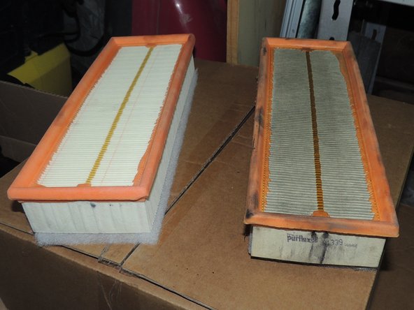 Vérifier la correspondance du nouveau filtre à air