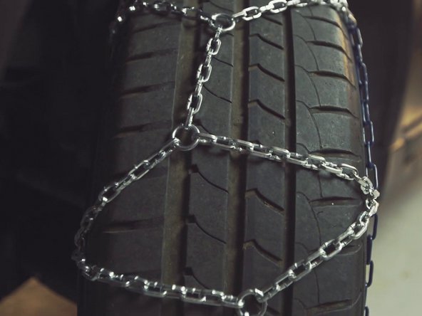 La chaîne est correctement installée