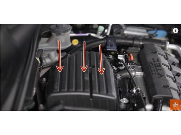 Mettre la cache a filtre a air