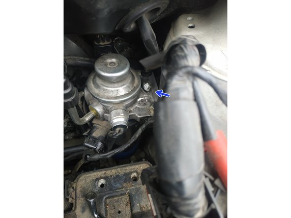 quand le gasoil sort, refermer la purge