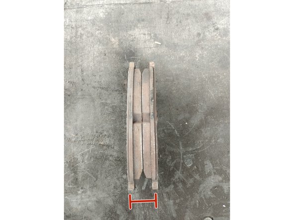 contrôler l'usure des plaquettes