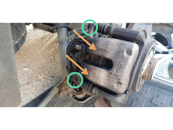 Remontage de l'étrier.