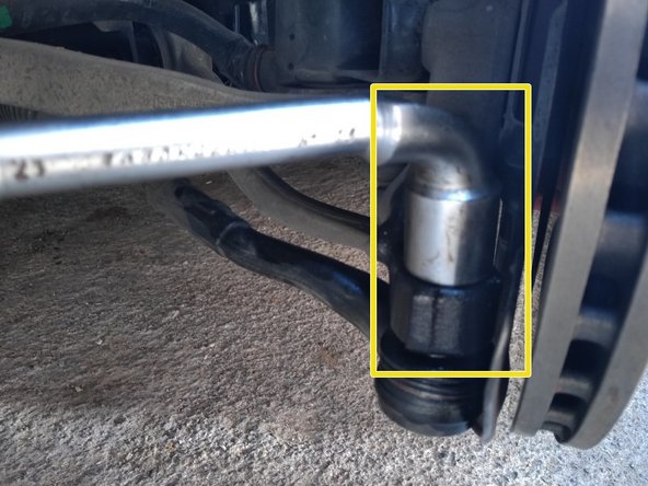 
Tighten using a 21 wrench
