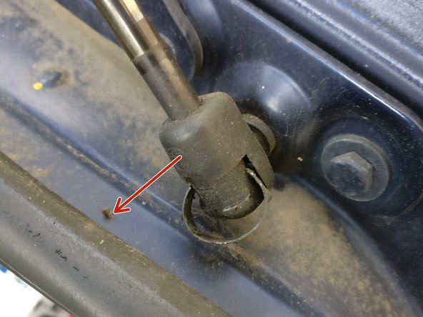 Tirer sur le vérin pour le défaire