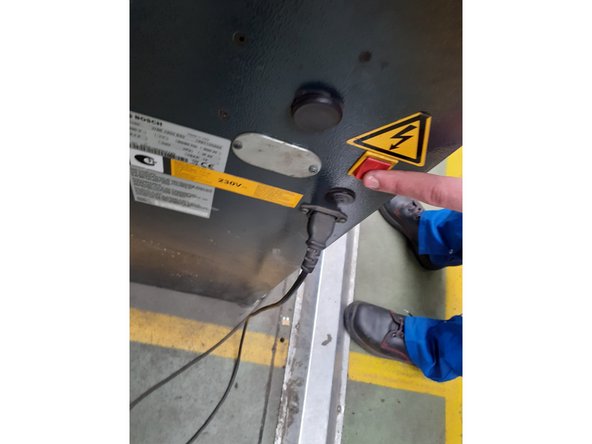 et éteindre l'équilibreuse