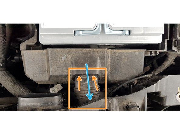 Remontage du manchon par l'avant.