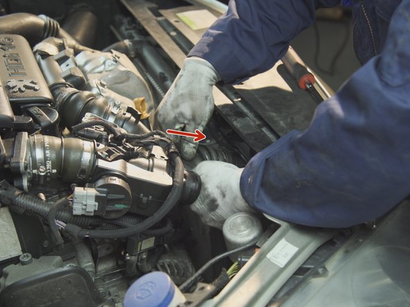 Répéter l'opération sur la seconde durite