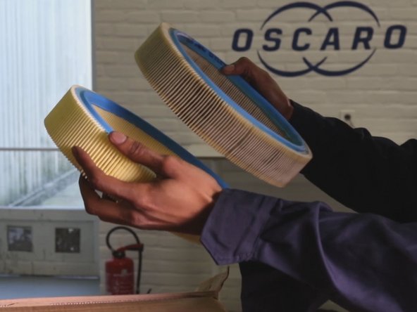 Comparer l’ancien et le nouveau filtre à air(dimensions)