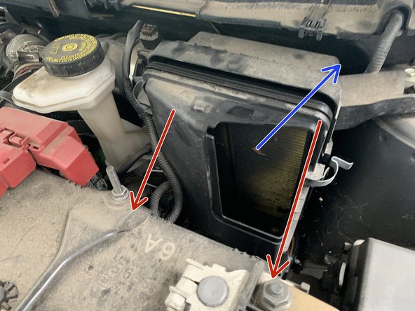 Ouvrir la boite à air