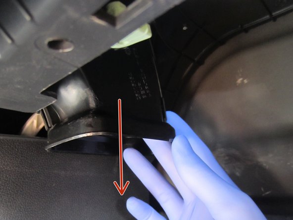 Le boîtier du filtre habitable se trouve dernière la durite