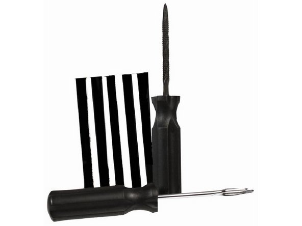 Kit de réparation pour pneus tubeless