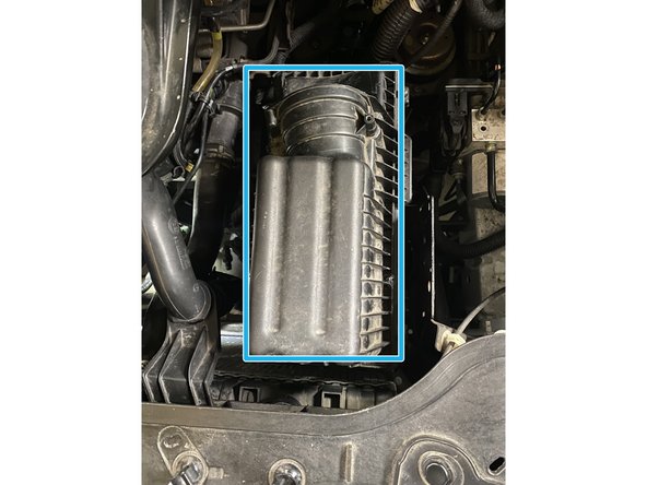 
Remove the air box
