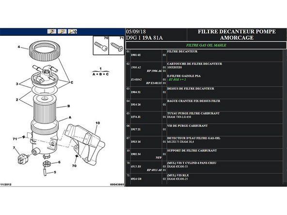 Re-serrez la bague à l'aide de votre clé à filtre