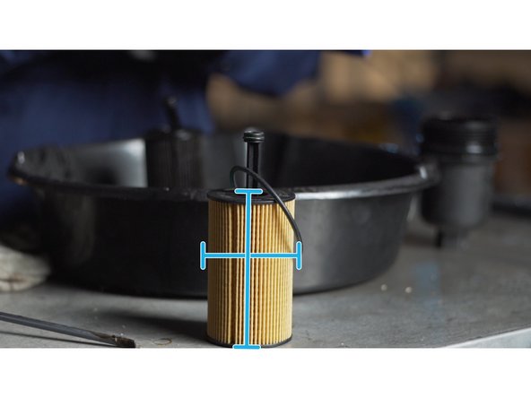 Comparer les dimensions du nouveau filtre avec l'ancien