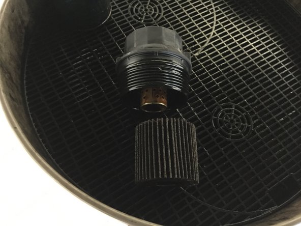 Retirer l'ancien filtre