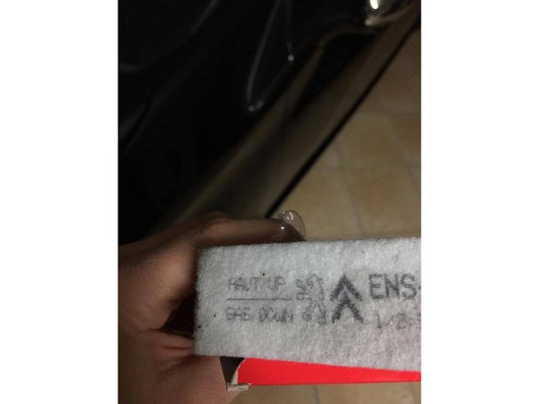 Une fois les 3 étapes précédentes réalisées, vous pouvez mettre votre nouveau filtre