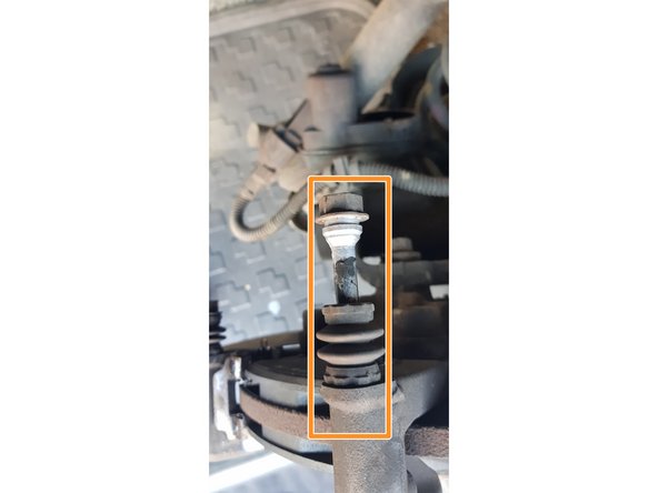 Repose de la colonnette. Fraichement graissé.