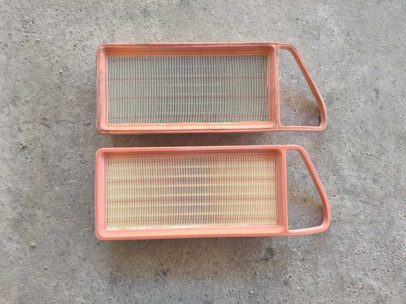 Vérifiez que le nouveau filtre à air soit bien du même type et aux mêmes dimensions que l'ancien