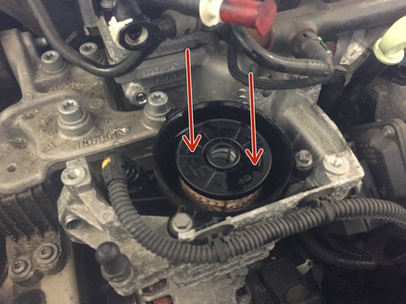 Installer le nouveau filtre