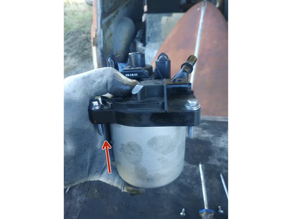 présenter le filtre correctement et le clipser