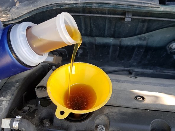 Retirez l'ancien bouchon de vidange.