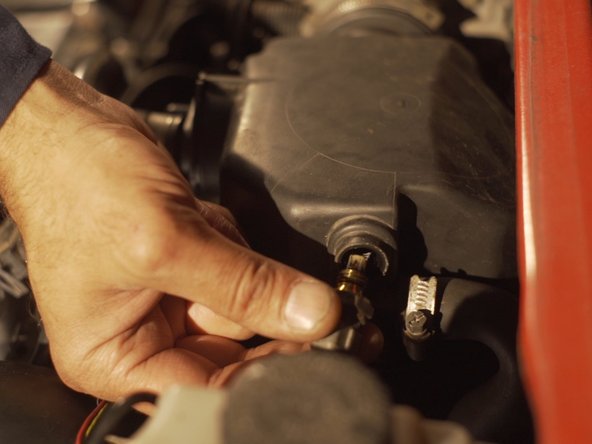 
Unscrew the probe and remove it
