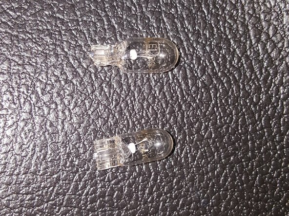 
Compare the old bulb and the new one
