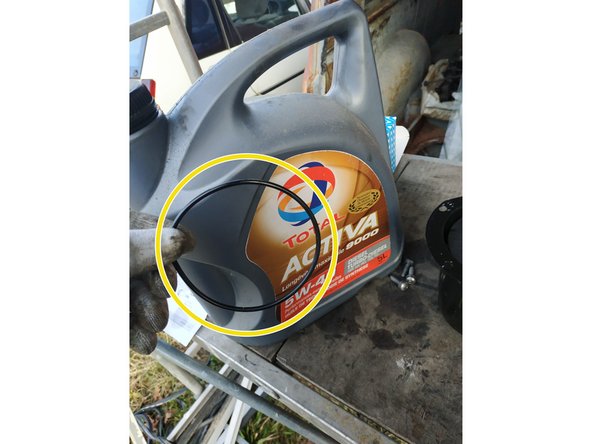 huiler le nouveau joint torique