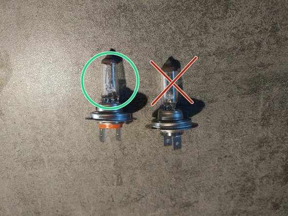 Comparer l'ancienne et la nouvelle  ampoule