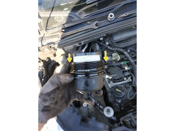 installer le filtre dans la cloche