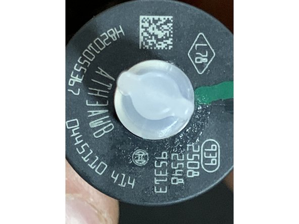 n oubliez pas de bien photographier le code de votre nouvel injecteur avant sa mise en place !