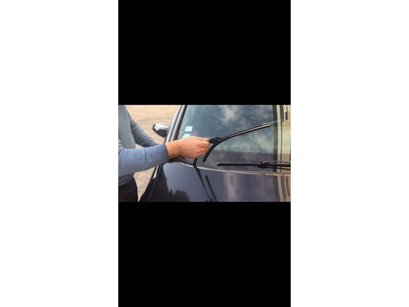 
Step 1: Lift the wiper
