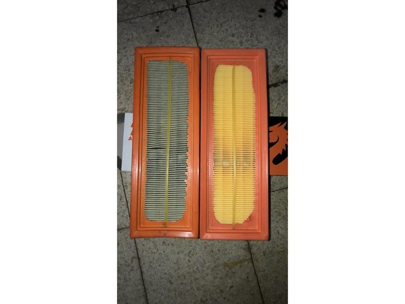 Comparer l'ancien et le nouveau filtre