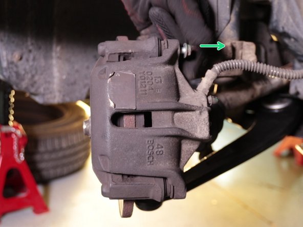 L'étrier est maintenant libre