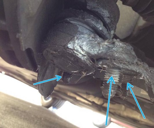 Utilisez un cliquet avec une douille de 18 pour pouvoir retiré entièrement les 3 écrous.