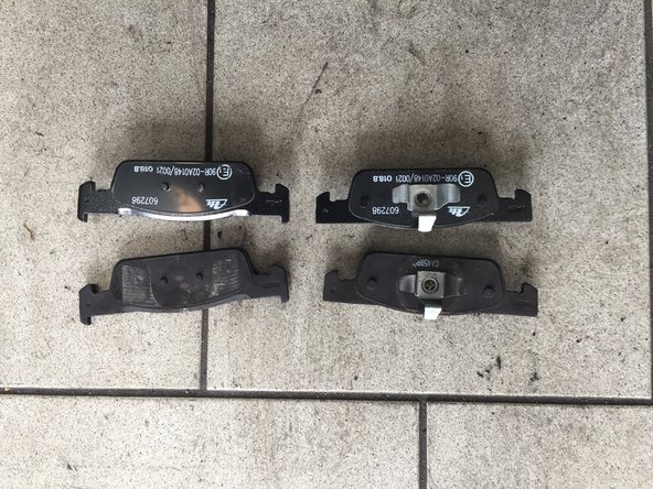 Vérifier que les nouveaux disques et nouvelles plaquettes correspondent