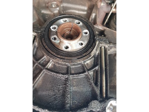 On remarquera que j'avais une petite fuite à ce niveau.