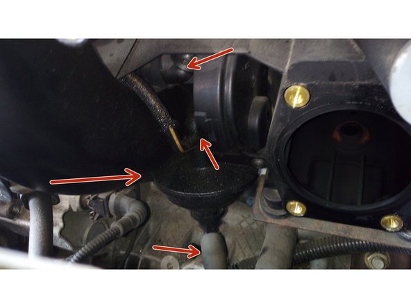 Dévisser les deux vis Torx maintenant le dispositif en place