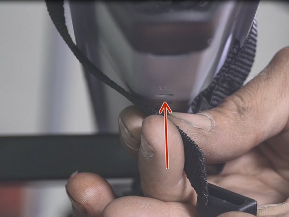 Serrer fermement la sangle