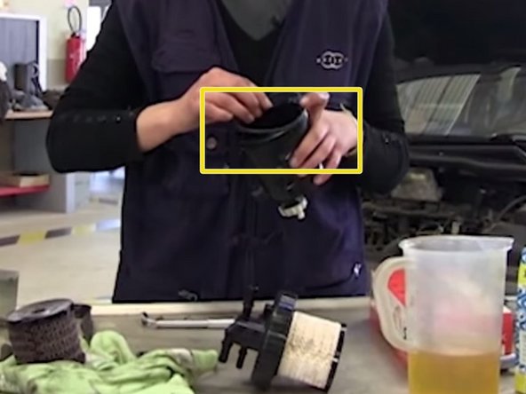 Revisser le nouveau filtre à carburant