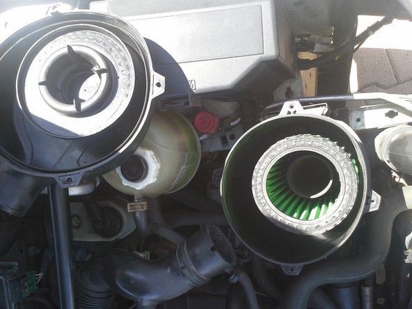 Pour enlever le filtre, tirez vers le haut